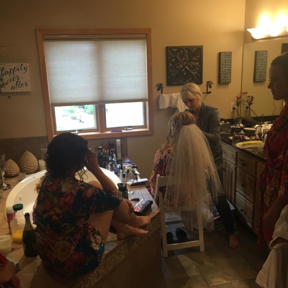 wedding airbrush makeup in brainerd mn and captivating beauty