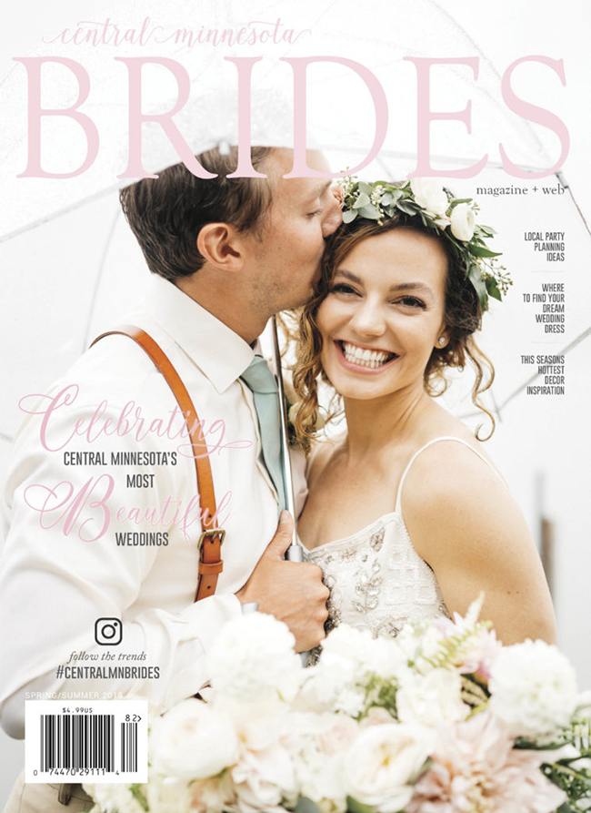 Central Minnesota Brides Magazine Cover