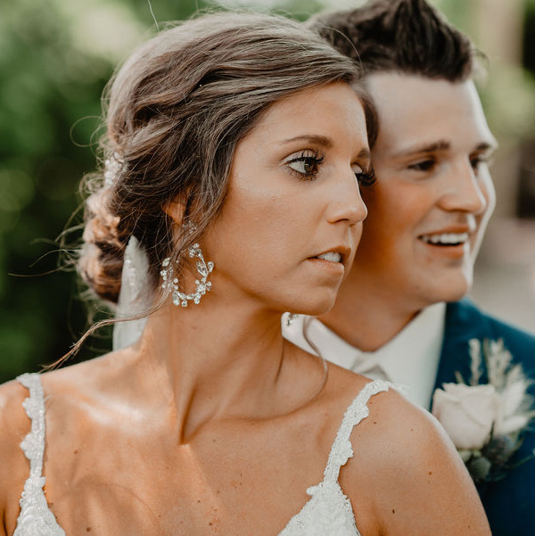 Soft Glam Makeup & Hair for Brides at Crooked Willow